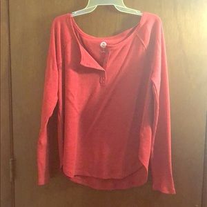 Red thermal shirt